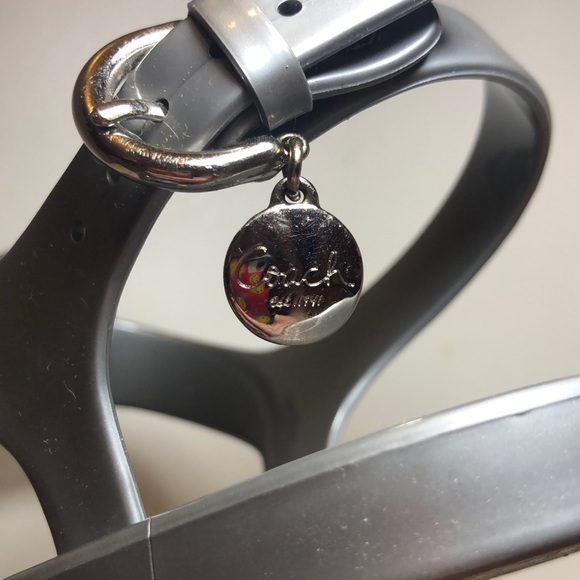 COACH | Haylee Metallic Jelly Sandals - Picture 4 of 4